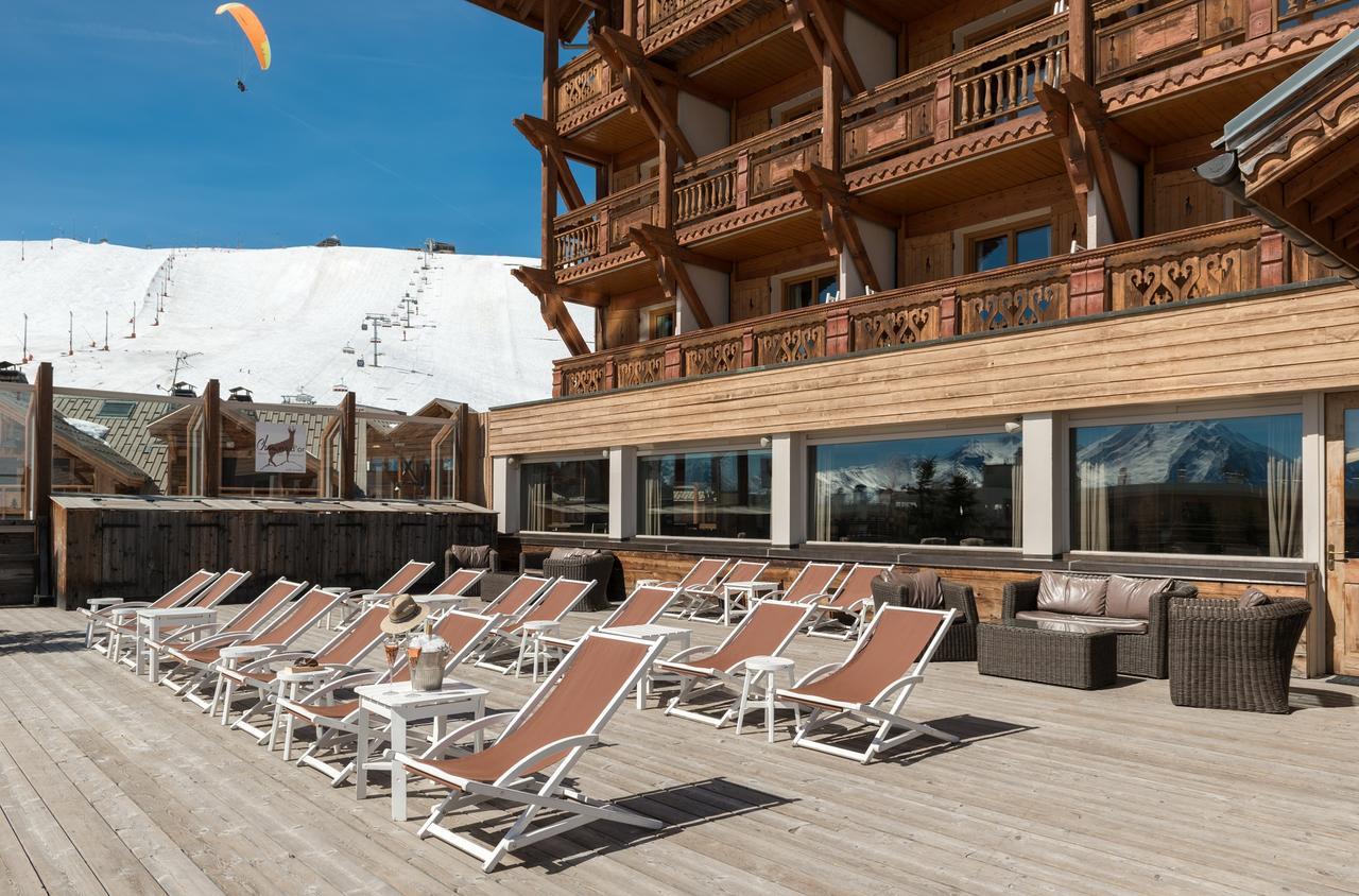 Hotel Au Chamois D'Or By Les Etincelles Alpe d'Huez Zewnętrze zdjęcie